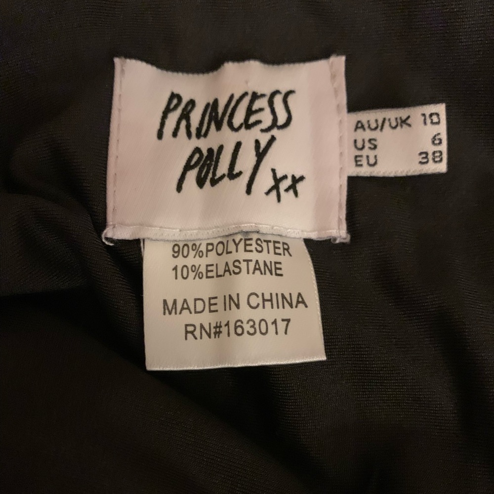 Princess Polly midnight convertible wrap top in black - Picture 5 of 6